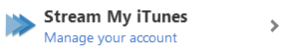 7. Access Stream My iTunes status