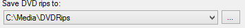 2. Destination folder for rips