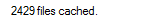 1. Count of cached files