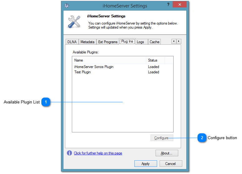 Settings - Plugins